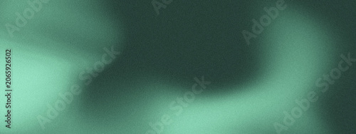 Abstract dark forest green mesh gradient background with luminous sage highlights and grainy noise texture