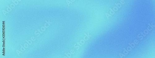 Abstract cool blue and vivid cyan mesh gradient background with soft fluid wave and grainy noise texture