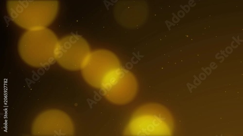 Bokeh moon light with blurry particles. 4K alpha channel