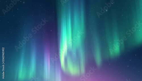 Aurora Borealis background, northern lights illustration 