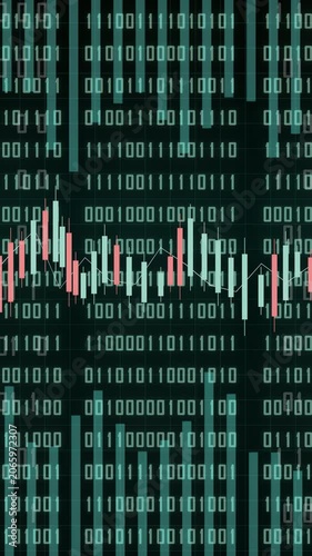 Dynamic Stock Price Movement on Digital Dashboard

