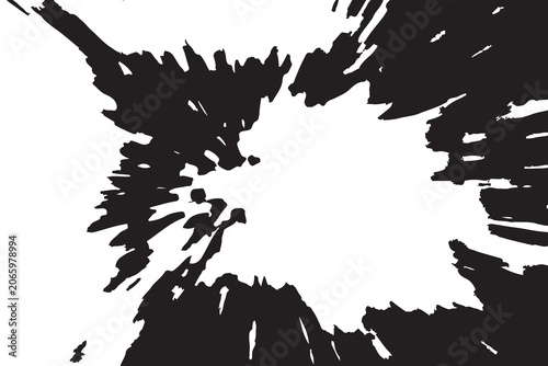 Dynamic abstract blast effect backdrop for modern posters