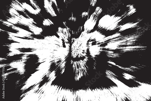 Japanese anime style speed lines for motion and velocity effect.