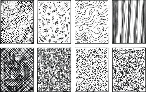 Hand drawn patterns and textures a collection of unique illustrations
