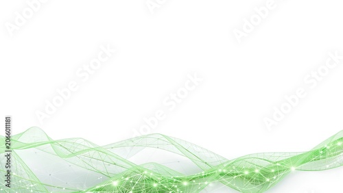 Digital Transformation Technology Background with Abstract Data Network