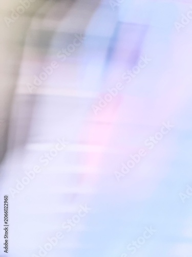 Abstract Blur Light Movement in Blue and Pink Pastel Tones