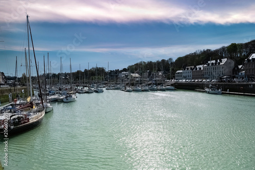 Saint-Valery-en-Caux on the Cote d’Albatre in Normandy, the harbor
