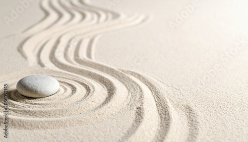 Zen sand pattern background texture for design use 3