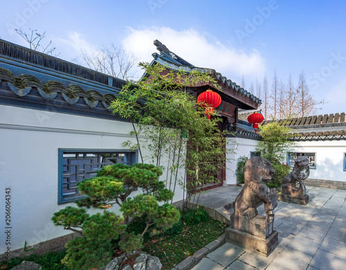 Canvas Print Guteng Garden in Minhang District, Shanghai, China