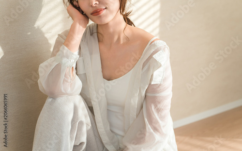 фотографія Women with beauty, skincare, and makeup images.