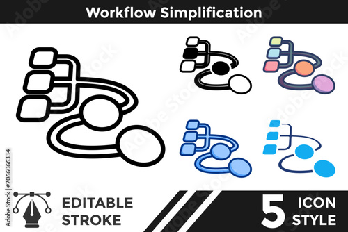 Принти на полотні Workflow Simplification