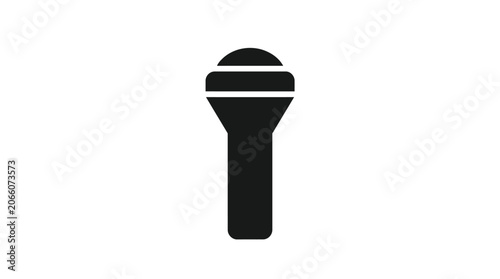Microphone stands for audio recording.