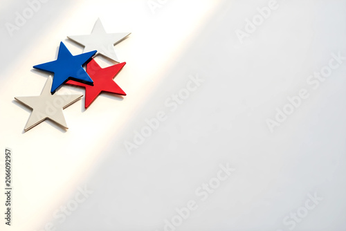 American stars decoration backdrop for 4th july