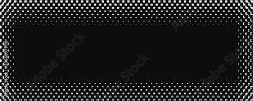 dark monochromatic halftone texture on crumpled fabric black white dots pattern print