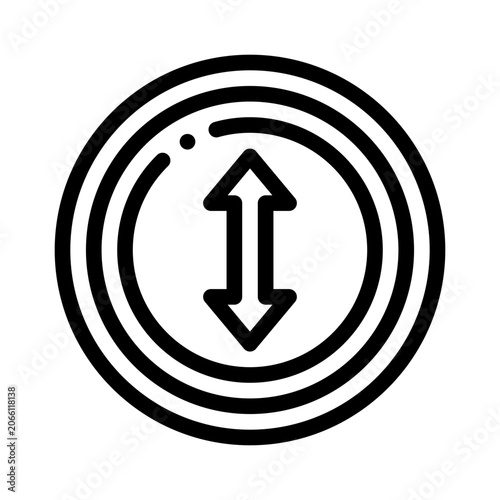 Foto overtake line icon