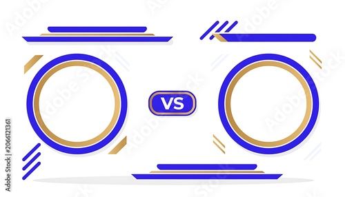 Blue and orange bicycle chainrings comparison.