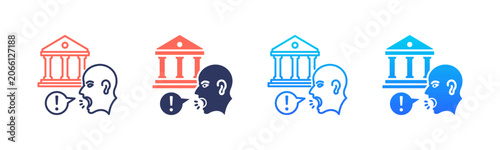 Фотография Political Hostility Icon Pack In Multiple Styles