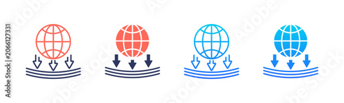 Fotografía International Pressure Icon Pack In Multiple Styles