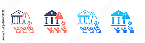 Photos Political Crisis Icon Pack In Multiple Styles
