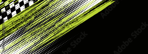 Cuadro en lienzo Abstract dynamic racing background for motorsport, vehicle wraps, sports jersey
