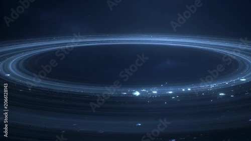 Abstract blue light streaks on a dark background for design projects