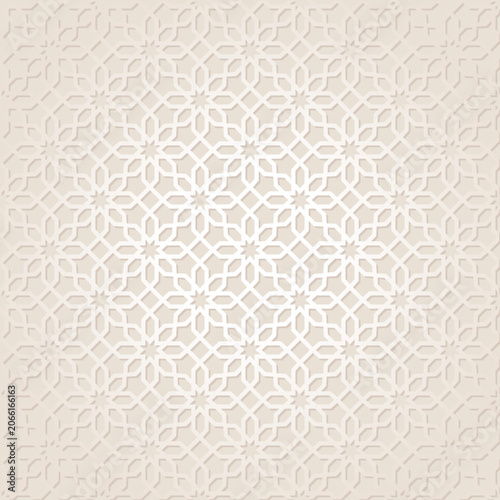 Flat arabic pattern background.eps