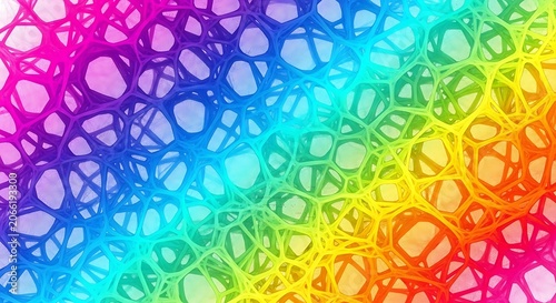 Vibrant rainbow colored abstract background texture.