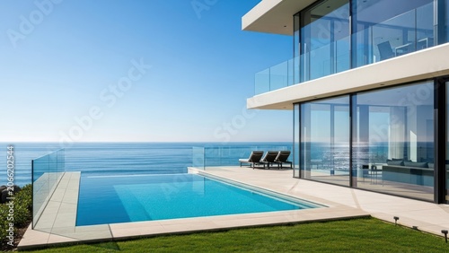 Modern Luxury Villa with Infinity Pool Overlooking the Ocean 1.