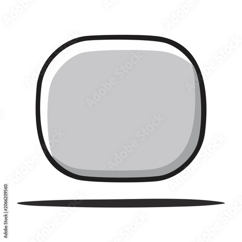 Minimalist Laptop Icon in Line Art Style