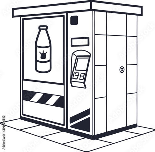 illustration of a refrigerator