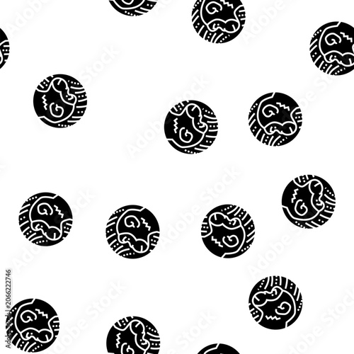 Photography monkey chinese horoscope animal vector glyph seamless pattern monkey chinese hor