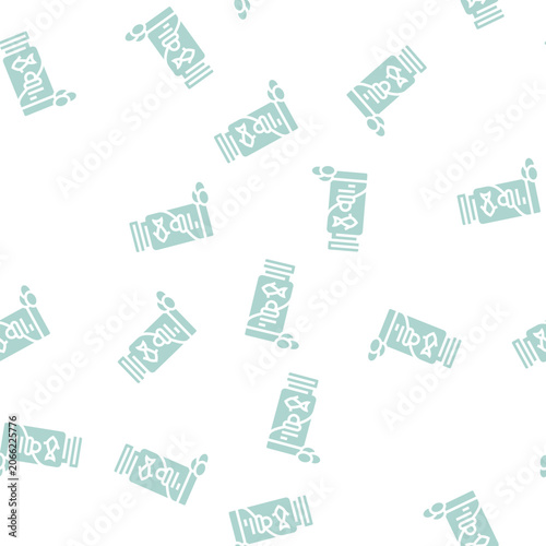 Obraz na płótnie salmon omega3 oil vector glyph seamless pattern salmon omega3 oil sign illustrat