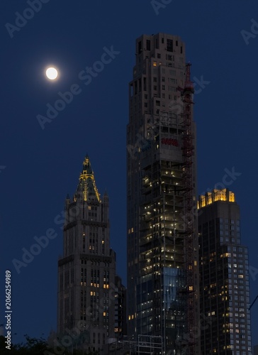 Canvas Print new york city at night