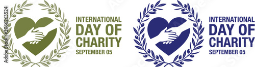 International day of charity logos