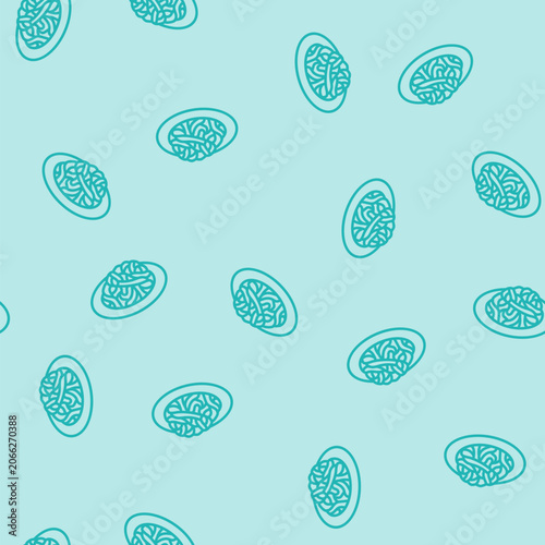 Cuadro en lienzo fettuccine alfredo italian cuisine vector line seamless pattern fettuccine alfre