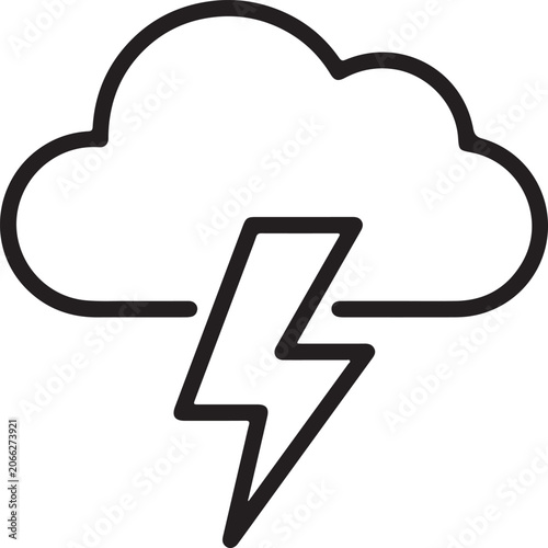Rain Probability Icon 30 Percent Cloud Drop Outline Weather