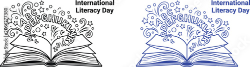 International literacy day literacy day publicity book