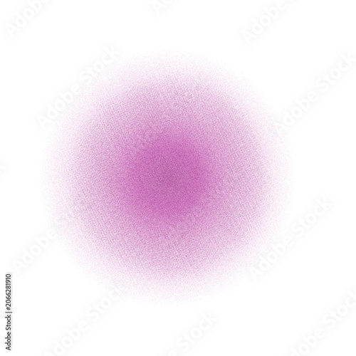 abstract pink Speckled Circle. diffused element. speckled element. diffused effect element pink and purple sphere