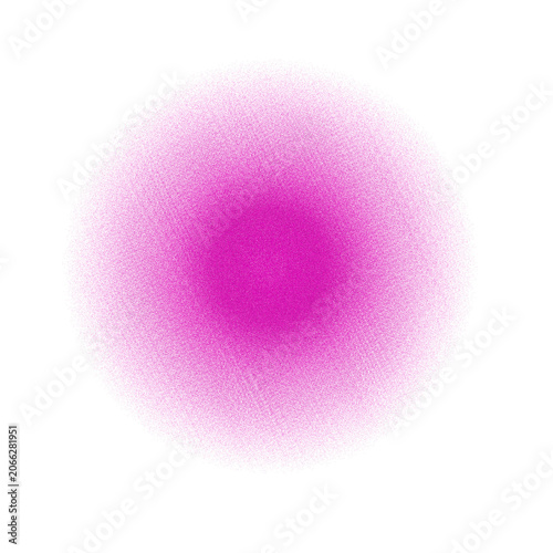 abstract pink Speckled Circle. diffused element. speckled element. diffused effect element pink and purple sphere