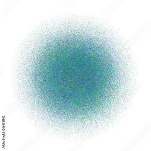 abstract blue Speckled Circle. diffused element. speckled element. diffused effect element