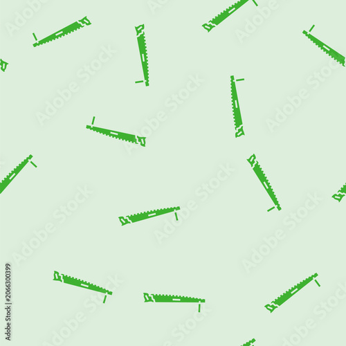 Obraz na plátne crosscut hand saw vector glyph seamless pattern crosscut hand saw sign illustrat