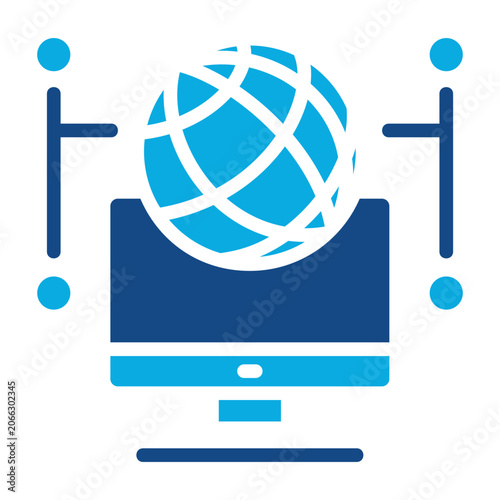 Schilderij op canvas Web Hosting