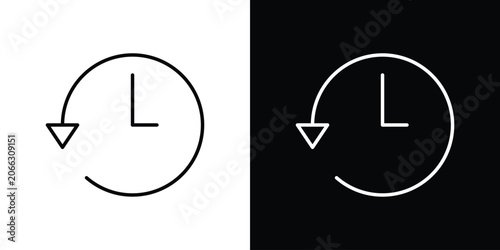 Tableau sur toile History icon elements for projects and designs
