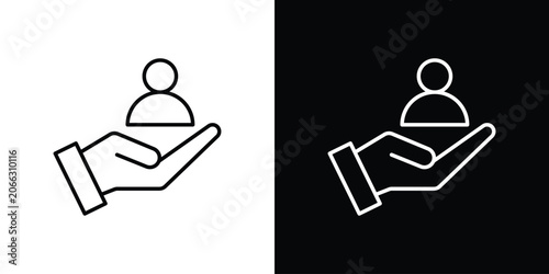 Konstfotografi Retention icon elements for projects and designs