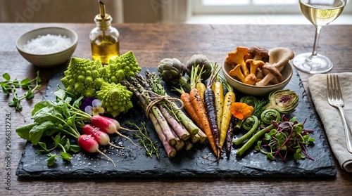 Premium Luxury Vegetables Platter A Symphony of Freshness and Flavor