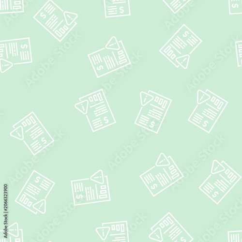 Bild auf Leinwand unsuccessful investments agreement vector line seamless pattern unsuccessful inv