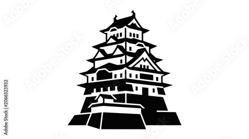 Kumamoto Castle Japanese Architecture Tower.