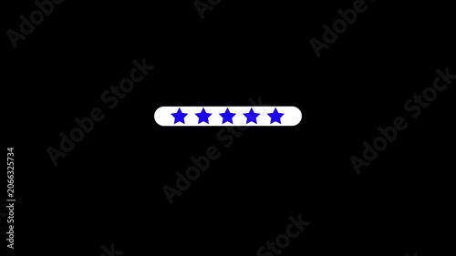 inter incorrect password icon sign animation on black background. typing wrong password interface
