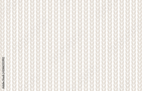 ライトベージュの平編みニットの背景イラスト　長方形　白背景　Web