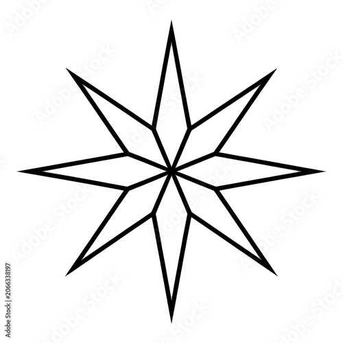 Geometric star icon
